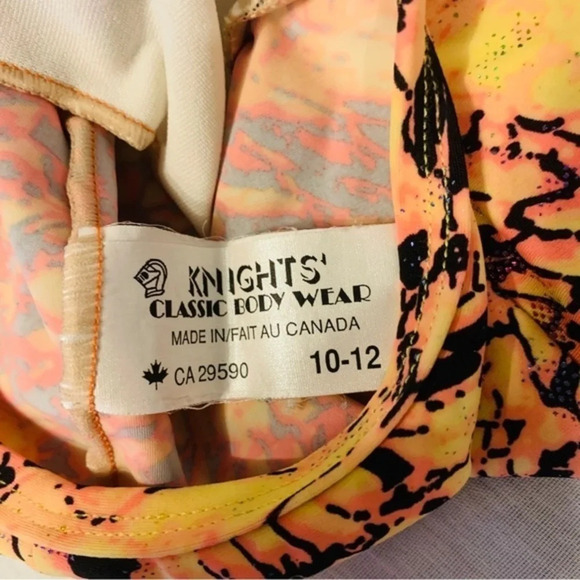 Knight's Classic Bodywear Leoatrd Size 10-12 - Picture 2 of 4